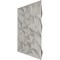 Ekena Millwork 19 5/8in. W x 19 5/8in. H Leto EnduraWall Decorative 3D Wall Panel Covers 2.67 Sq. Ft. WP20X20LTDRU - alternate 5